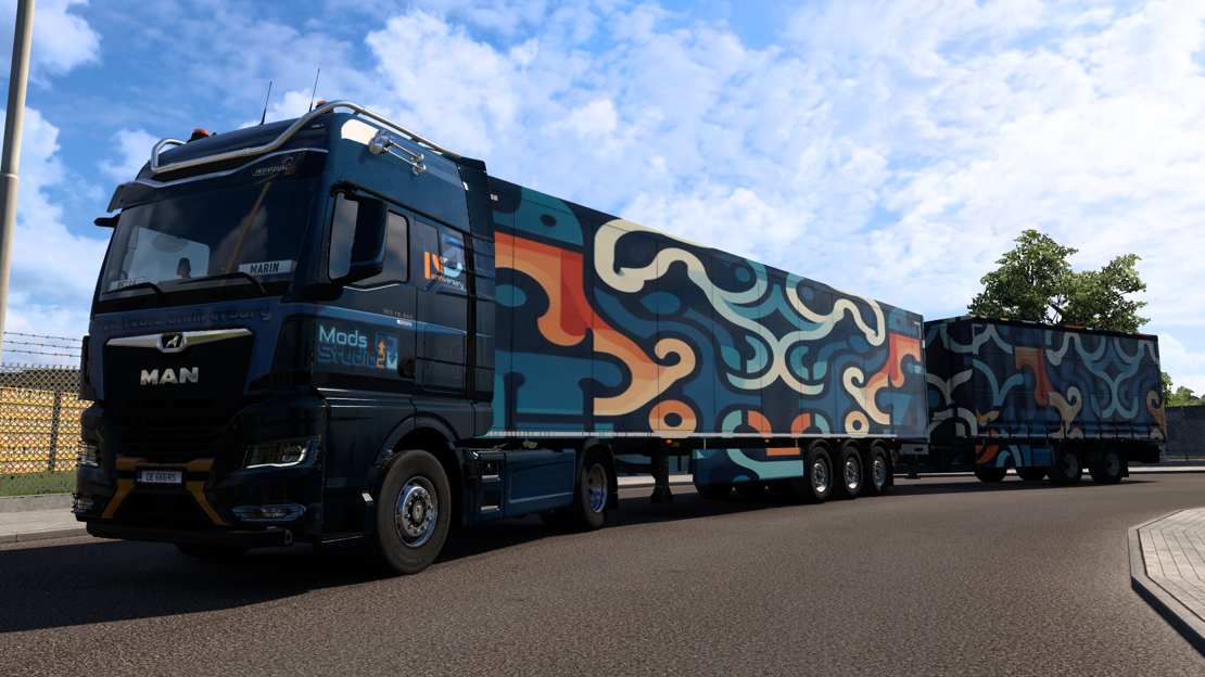 B-Double trailers in Mods Studio 2